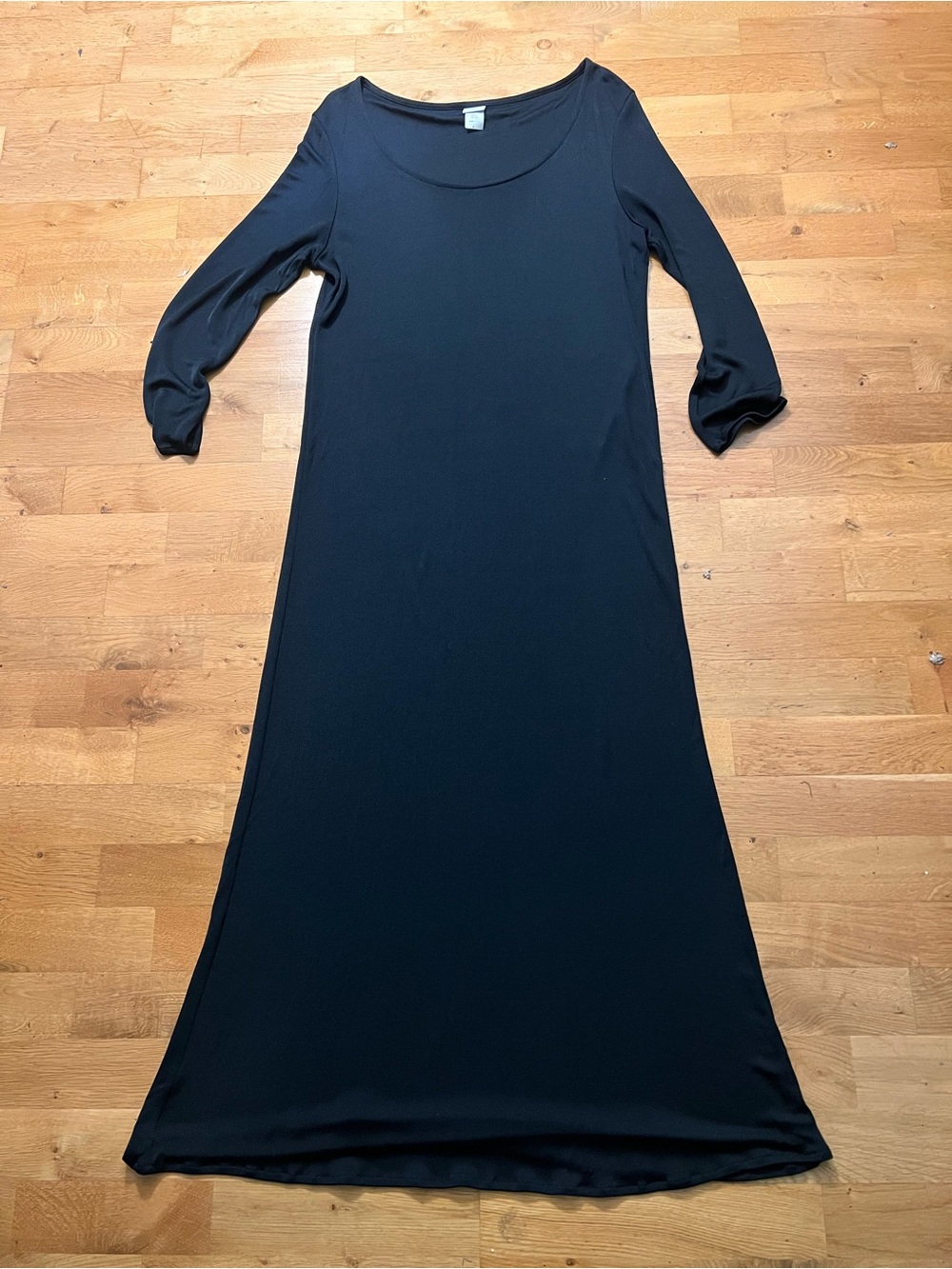 Eileen Fisher Black Long Maxi Dress